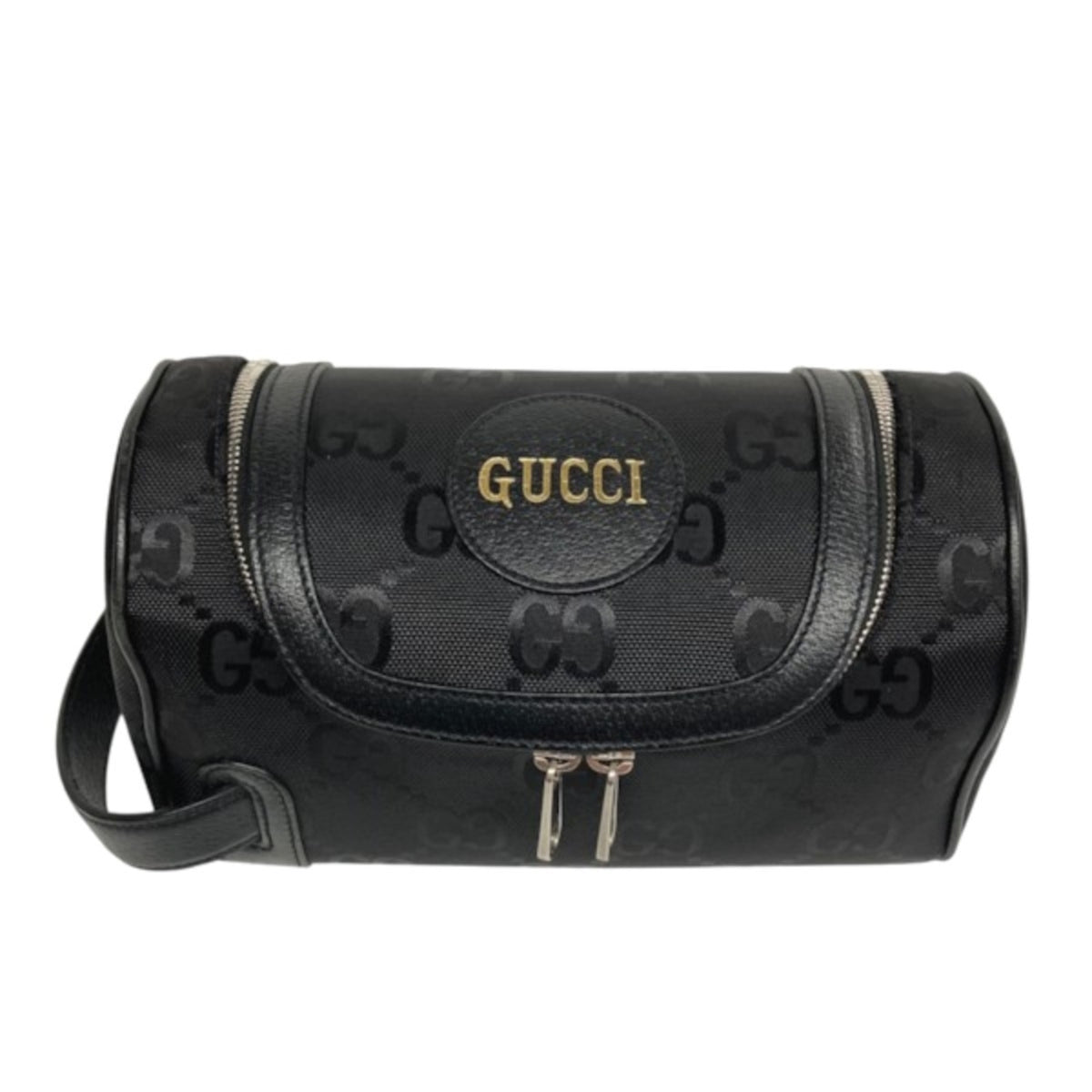 Gucci Black Pvc Canvas Handbag (Pre-Owned)