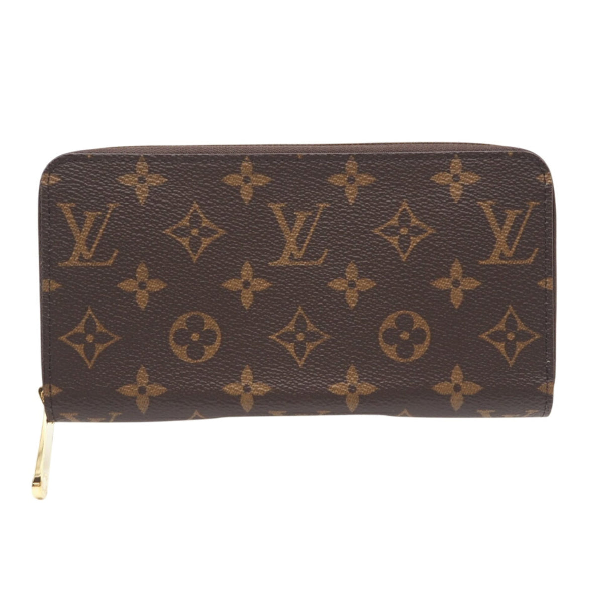 Louis Vuitton Brown Coated Canvas Long Wallet (Bi-Fold) (Pre-Owned)