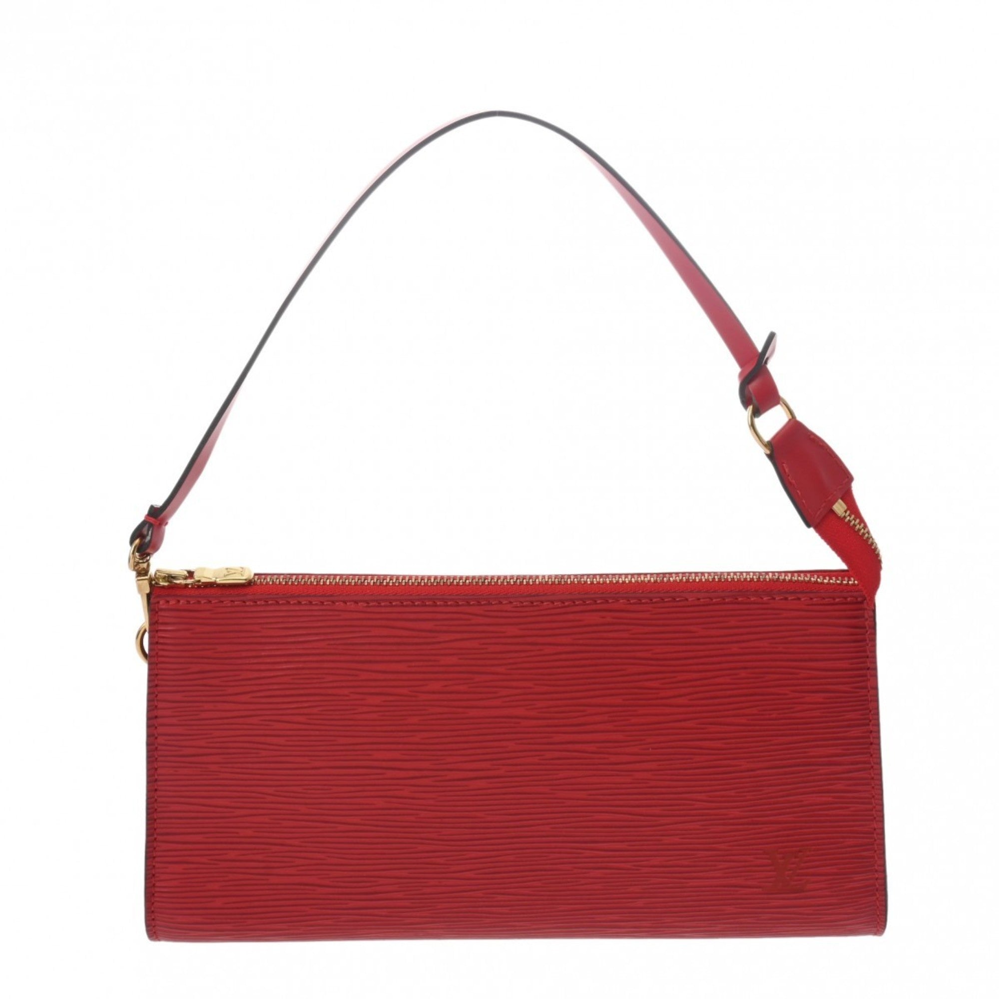 Louis Vuitton Castilian Red Epi Leather Pochette Pouch (Pre-Owned)