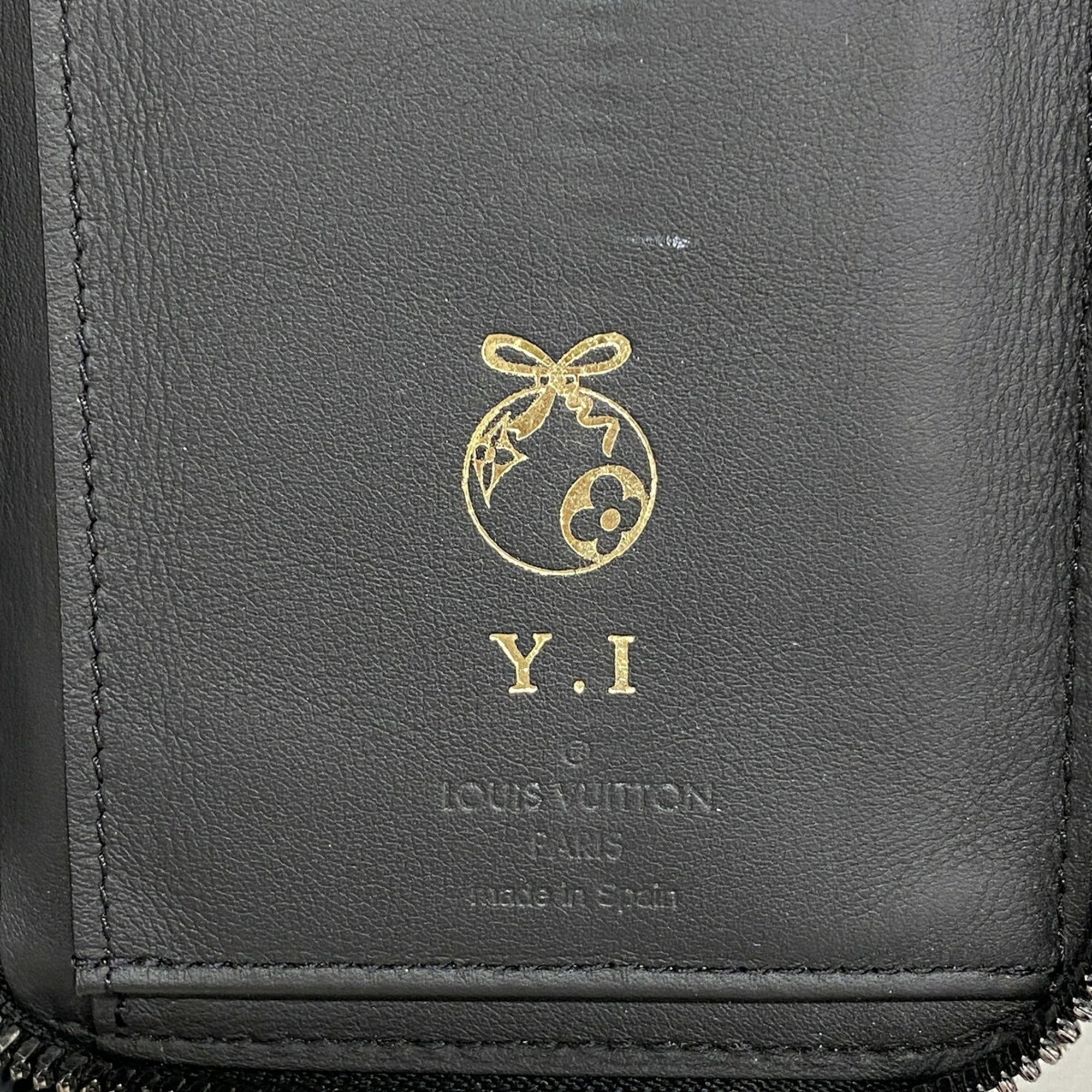 Louis Vuitton Noir Long Wallet (Bi-Fold) (Pre-Owned)