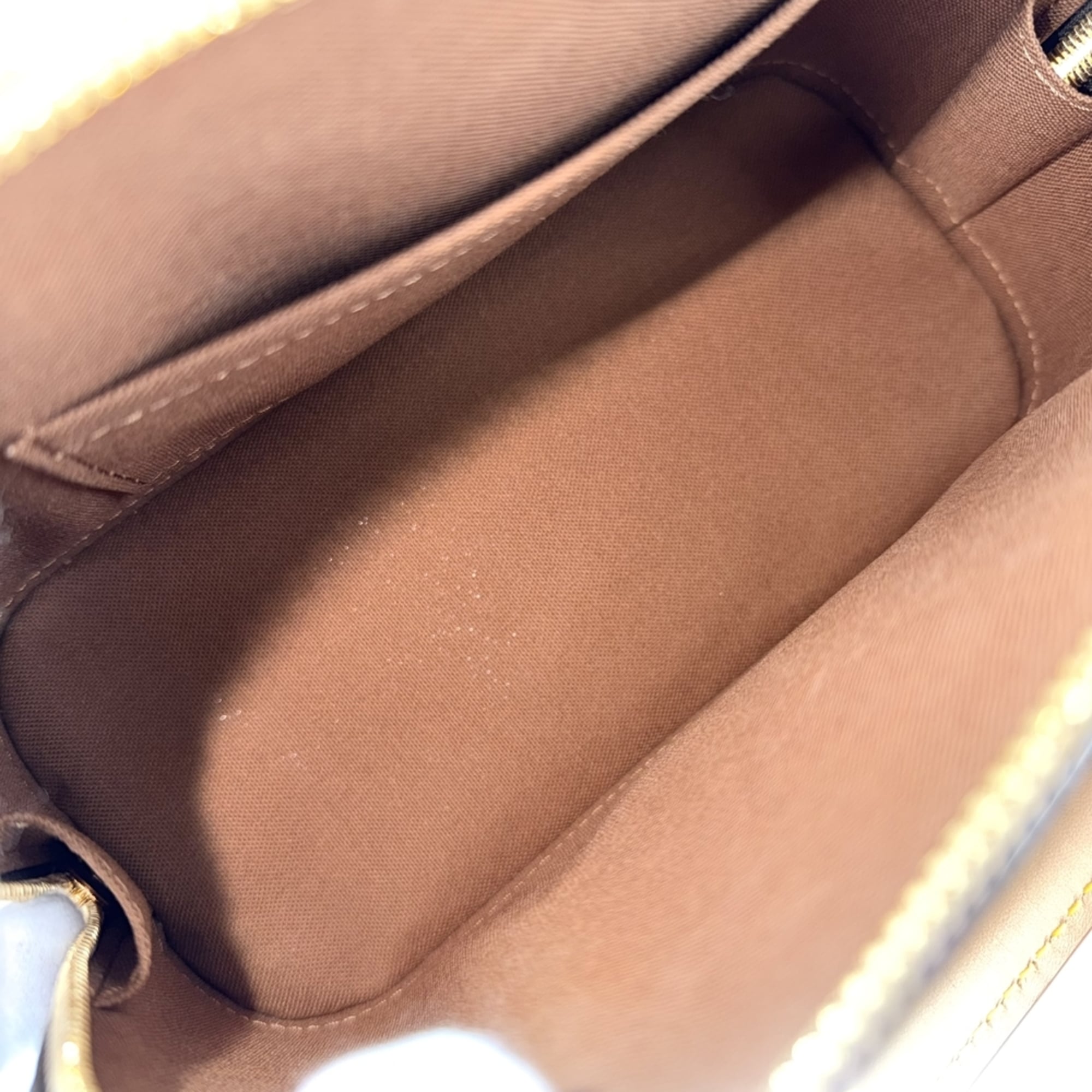 Louis Vuitton Brown Monogram White Monogram Canvas Handbag Shoulder Bag (Pre-Owned)