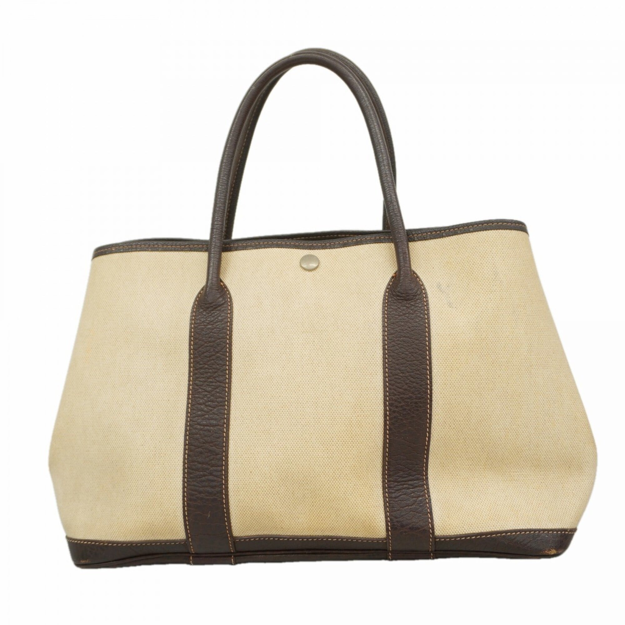 Hermes Brown Toile H Tote Bag (Pre-Owned)