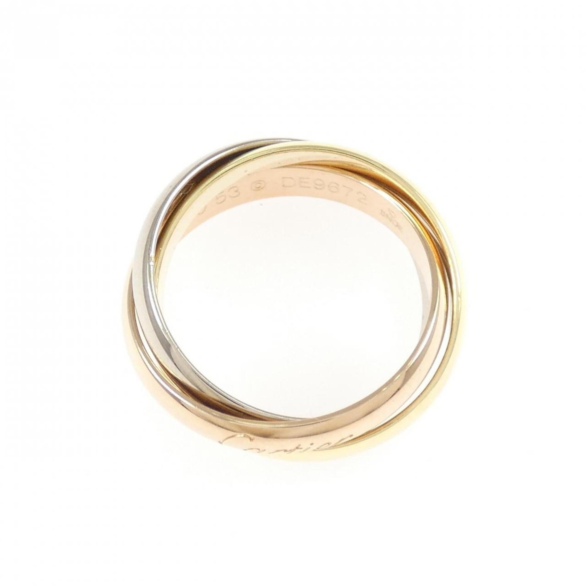 Cartier Yellow Gold (18K) Pink Gold (18K) White Gold (18K) Band Ring (Pre-Owned)