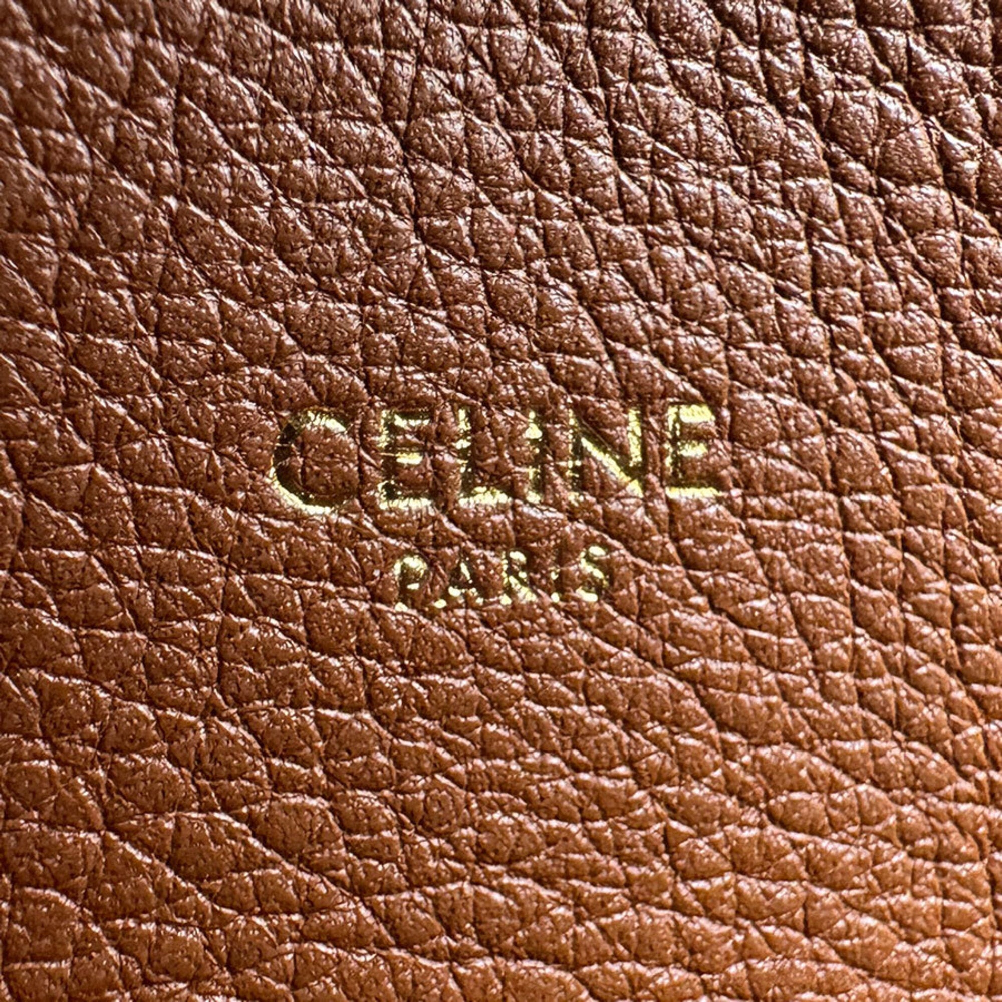 Celine Brown Leather Handbag (Pre-Owned)