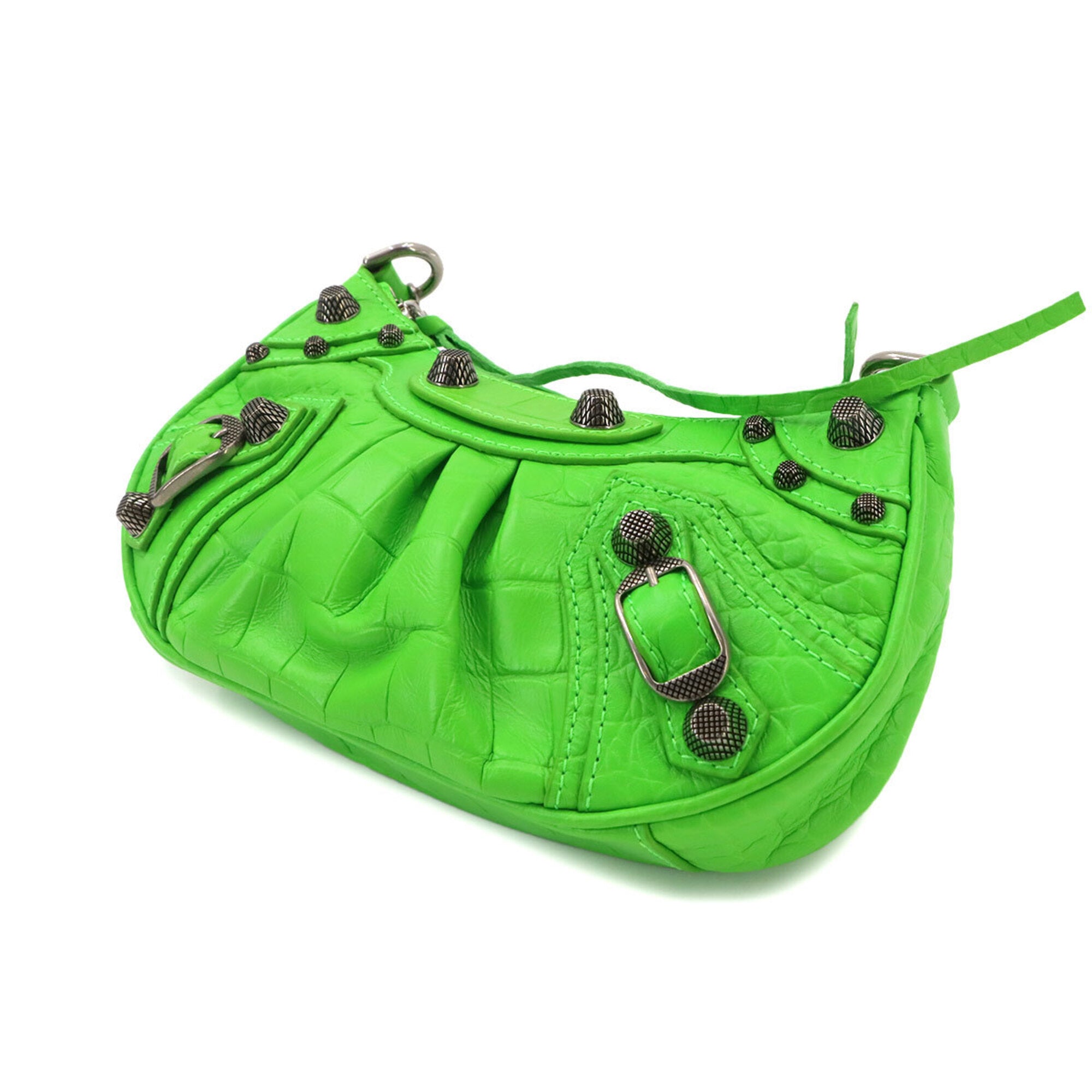 Balenciaga Green Leather Handbag (Pre-Owned)