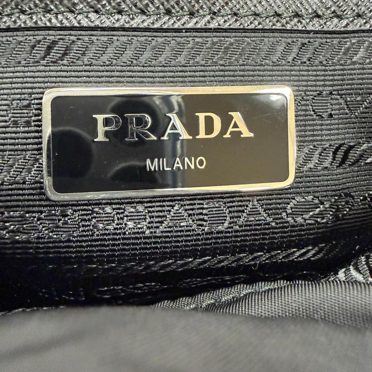 Prada Black Nylon Backpack (Pre-Owned)