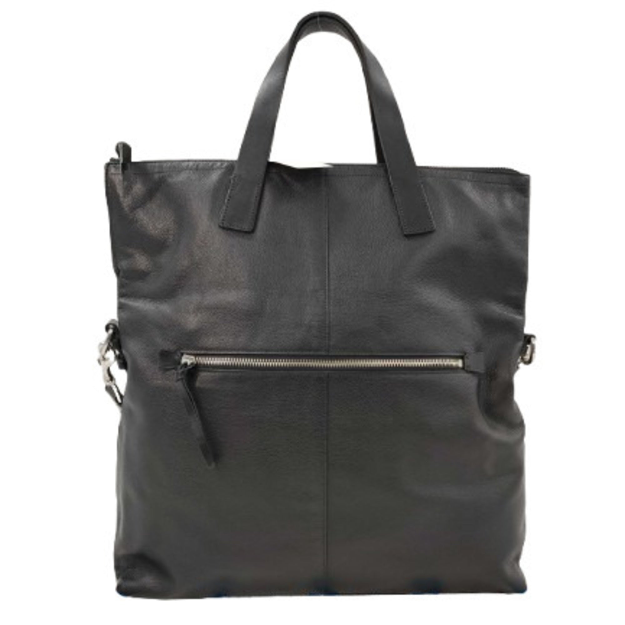 Coach Black Leather Handbag Shoulder Bag (Pre-Owned)