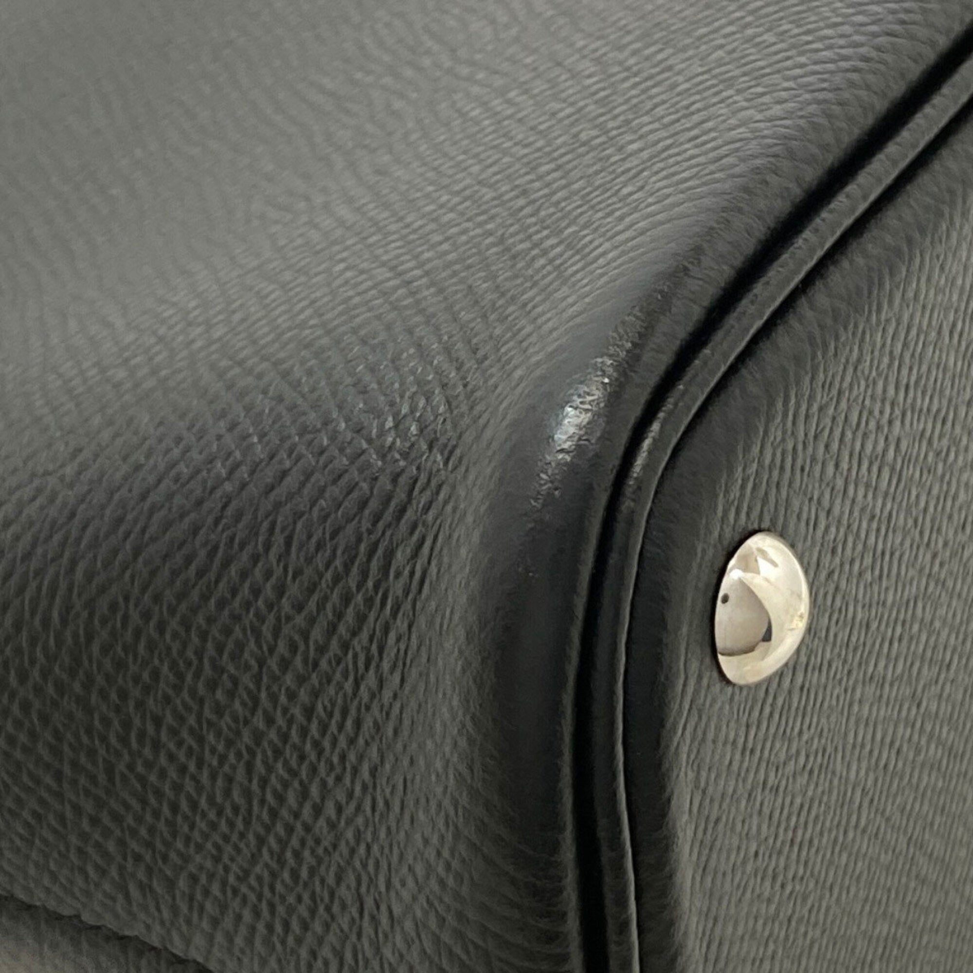 Hermes Black Epsom Leather Handbag (Pre-Owned)