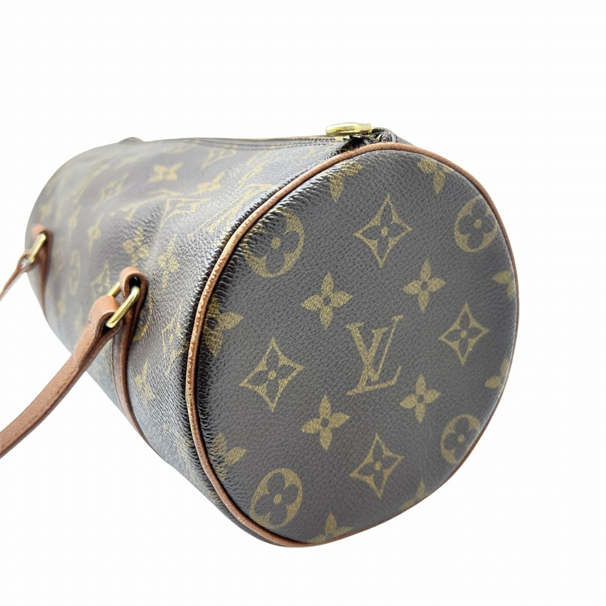 Louis Vuitton Brown Monogram Boston Bag Handbag (Pre-Owned)