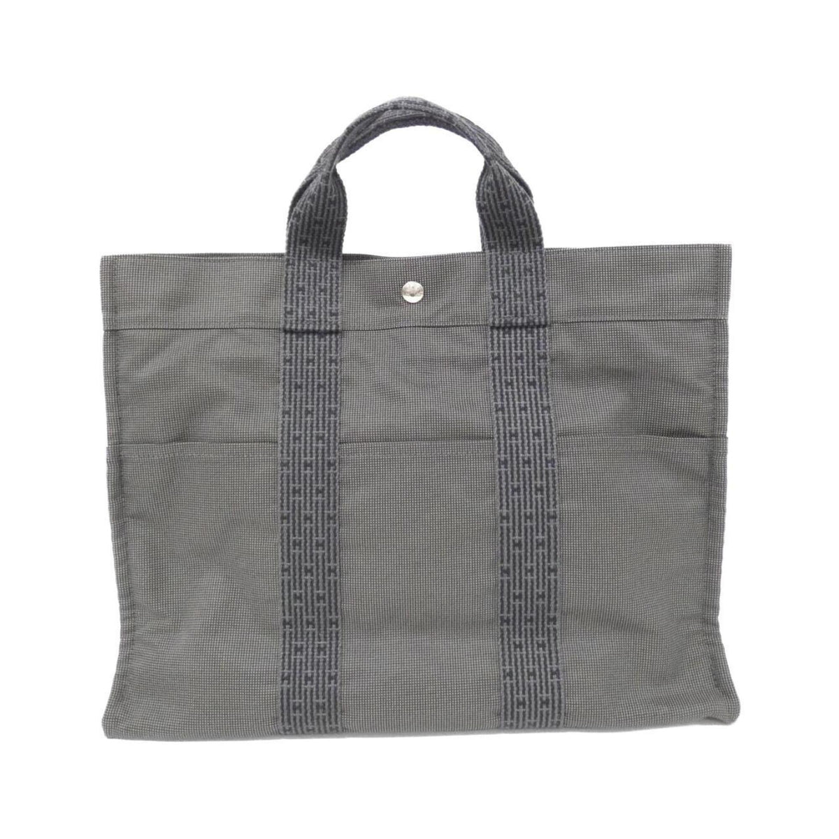 Hermes Black Canvas Handbag (Pre-Owned)