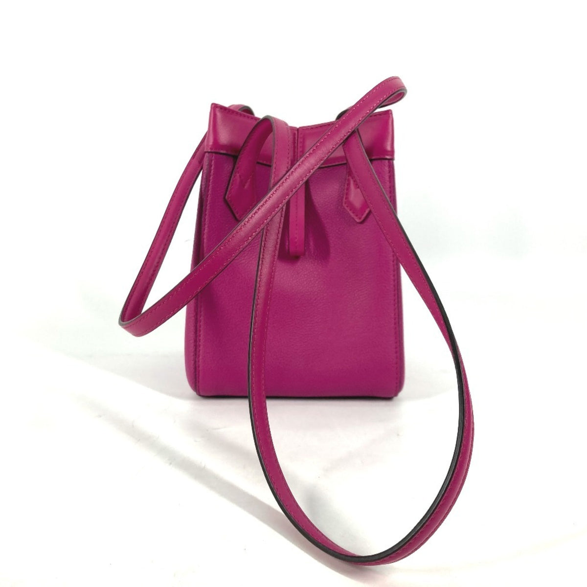 Fendi Purple Leather Shoulder Bag (Pre-Owned)