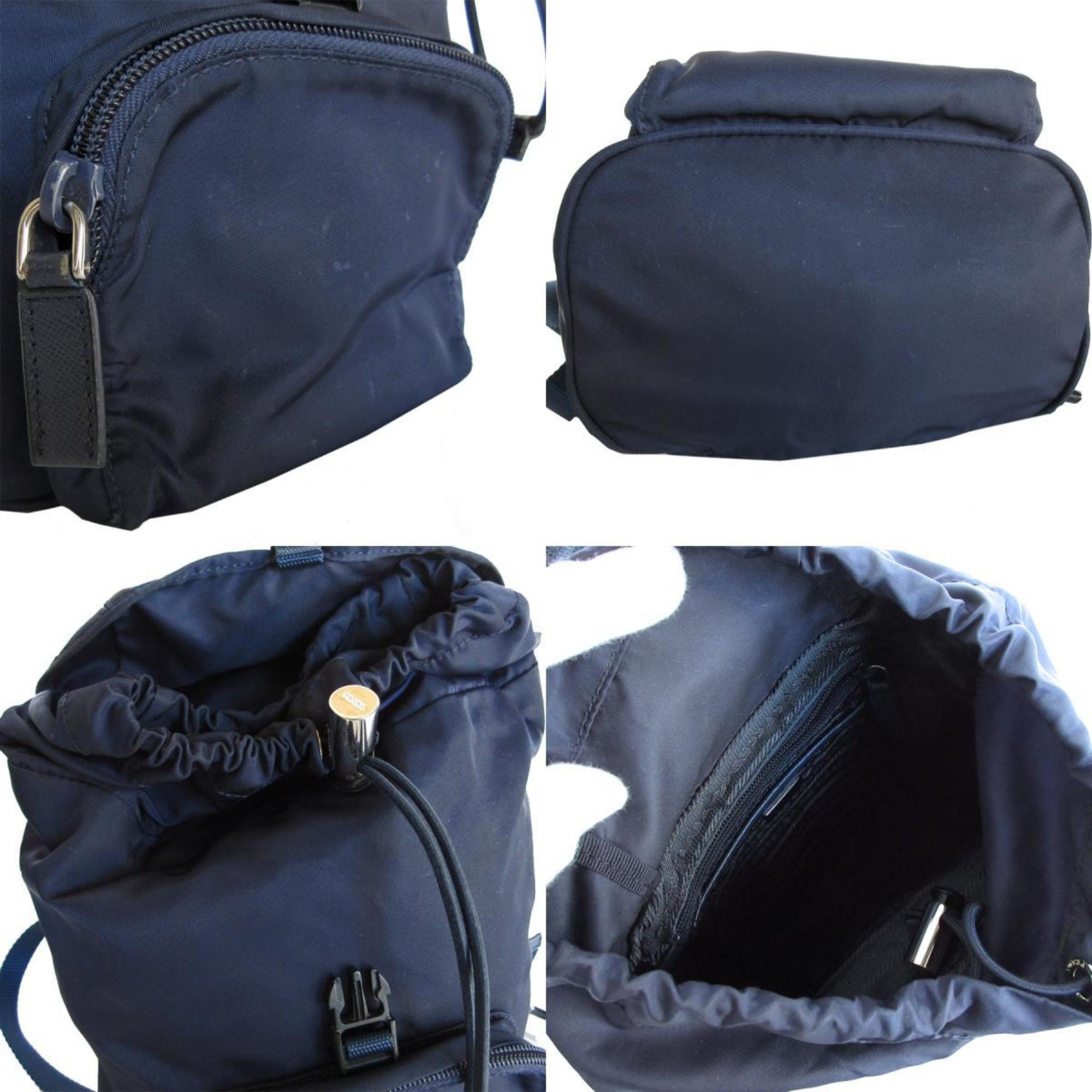 Prada Navy Nylon Backpack (Pre-Owned)