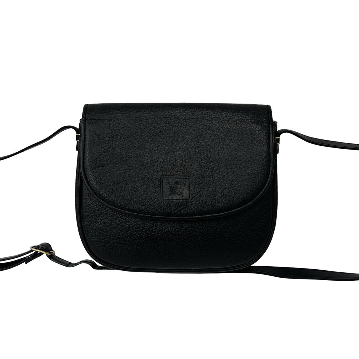 Burberry Black Leather Pochette Shoulder Bag (Pre-Owned)