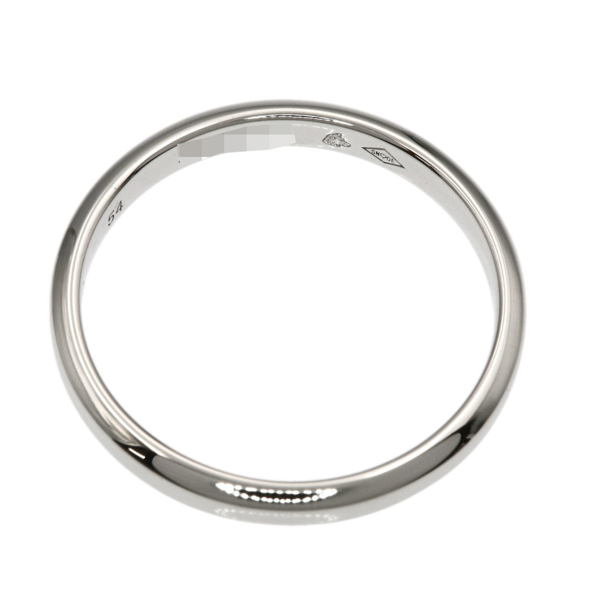 Van Cleef & Arpels Platinum 950 Band Ring (Pre-Owned)