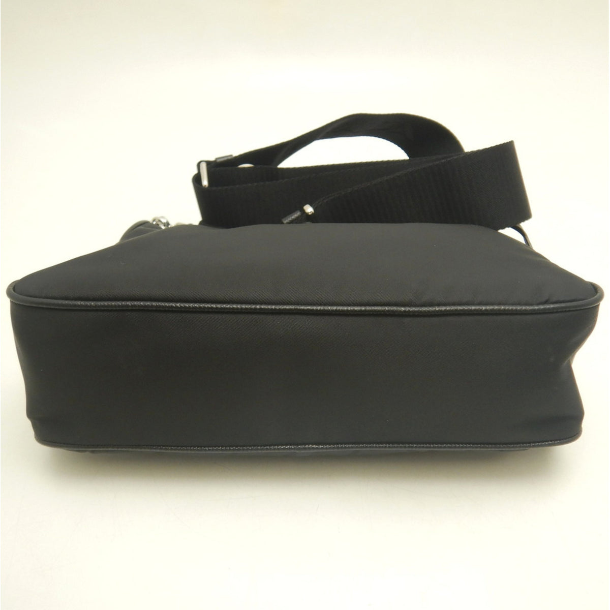 Prada Saffiano Nero Nylon Saffiano Shoulder Bag (Pre-Owned)