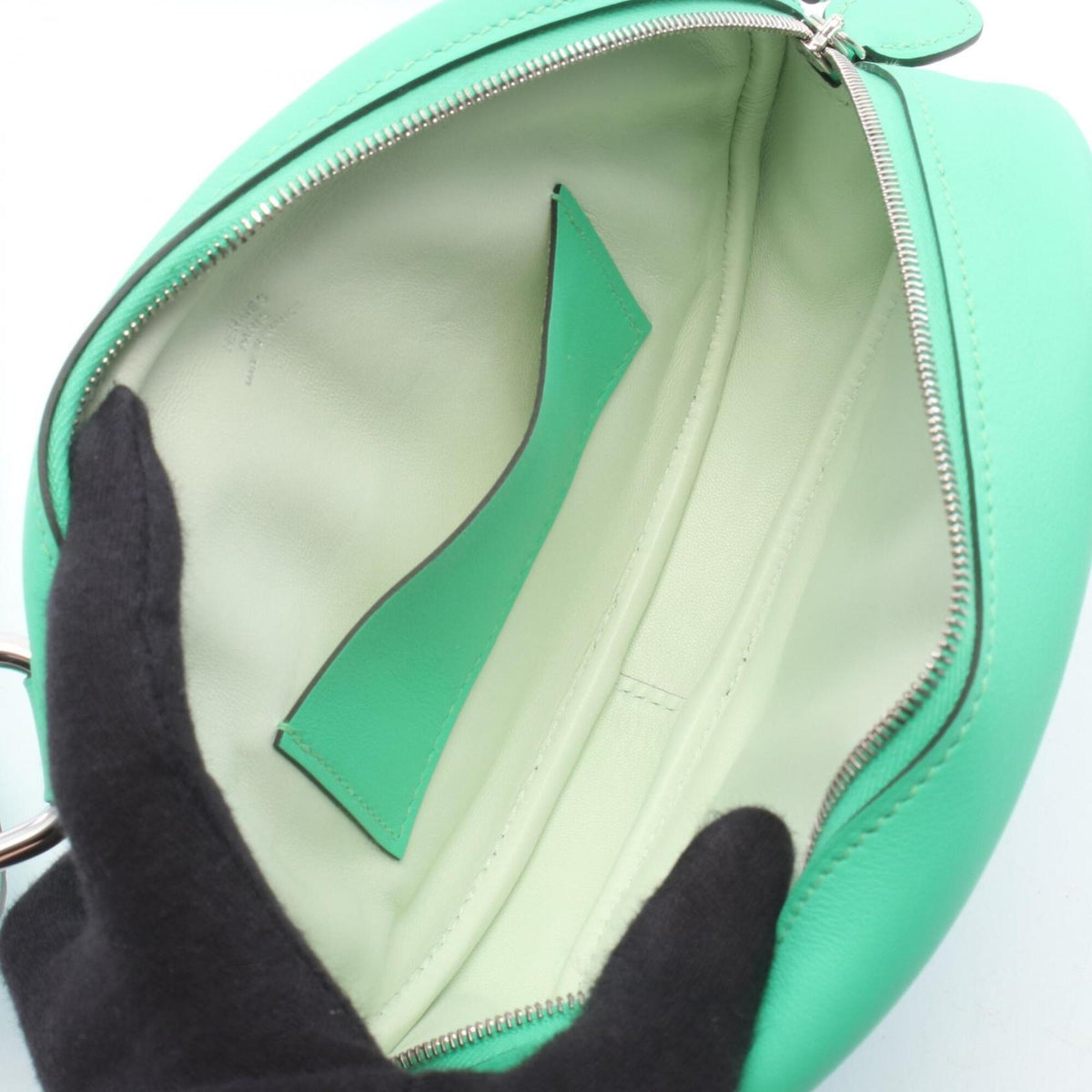 Hermes Green Swift Leather Fanny Pack (Pre-Owned)