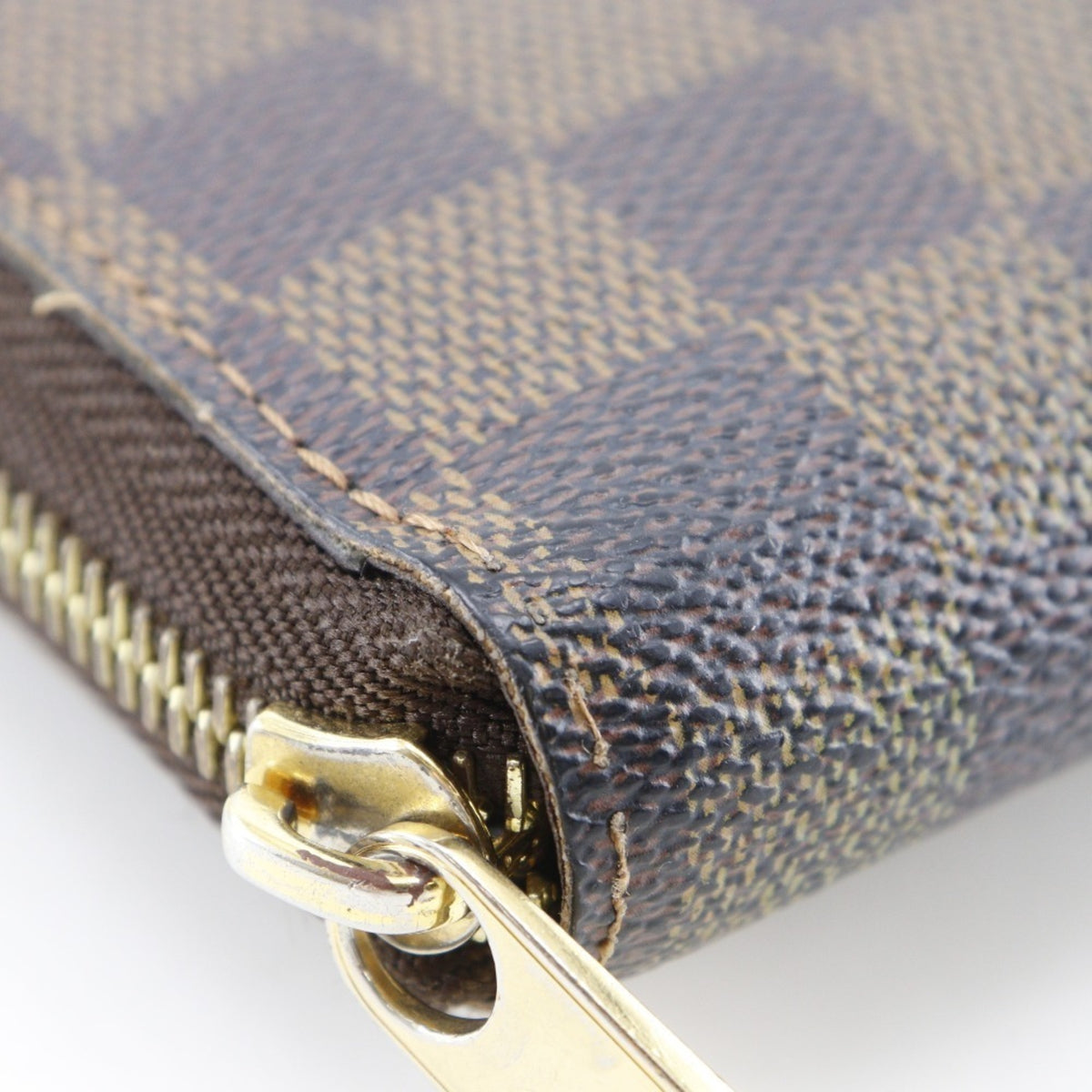 Louis Vuitton Damier Brown Damier Canvas Long Wallet (Bi-Fold) (Pre-Owned)