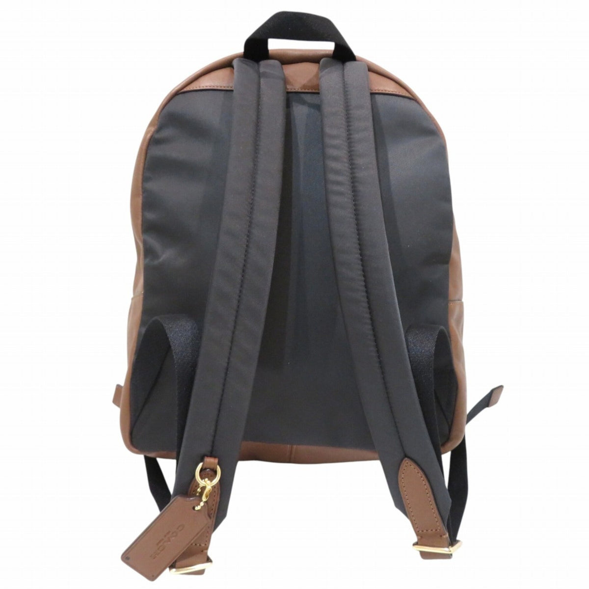 Coach Brown Pvc Leather Backpack (Pre-Owned)