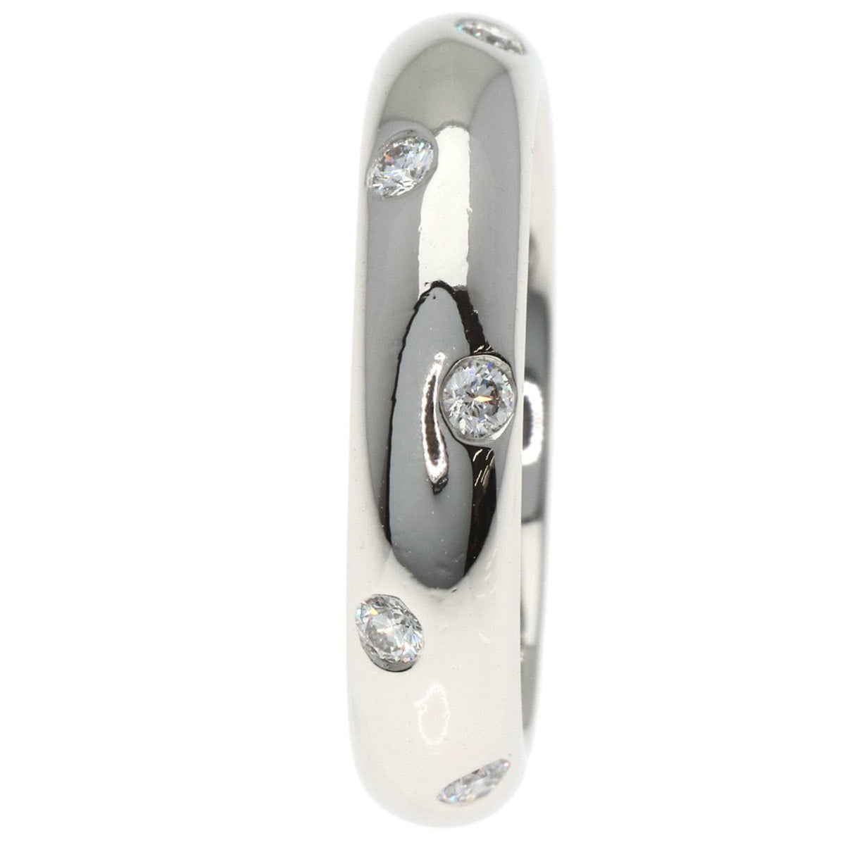Tiffany Silver Platinum 950 Band Ring (Pre-Owned)