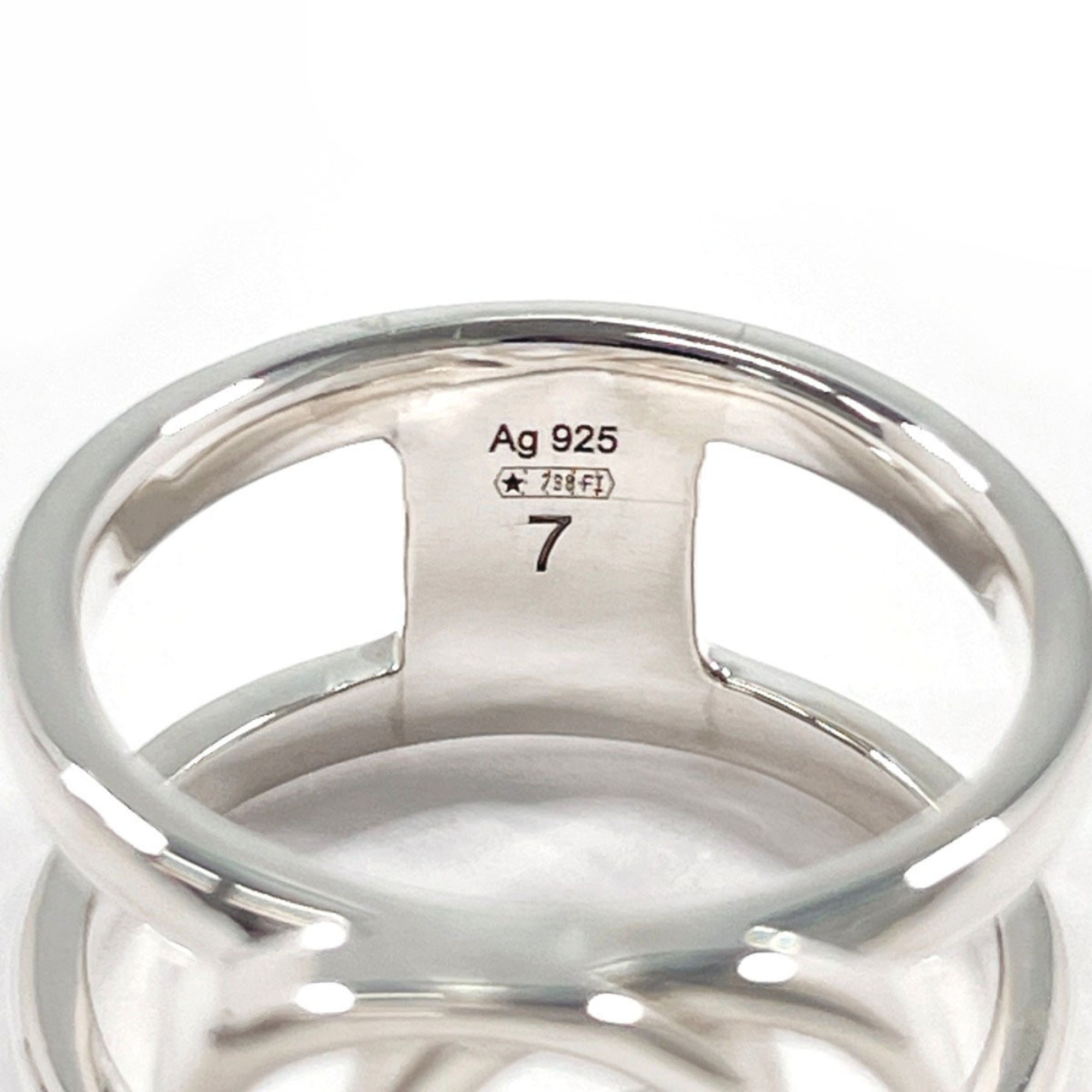 Gucci Silver Silver 925 Band Ring (Pre-Owned)