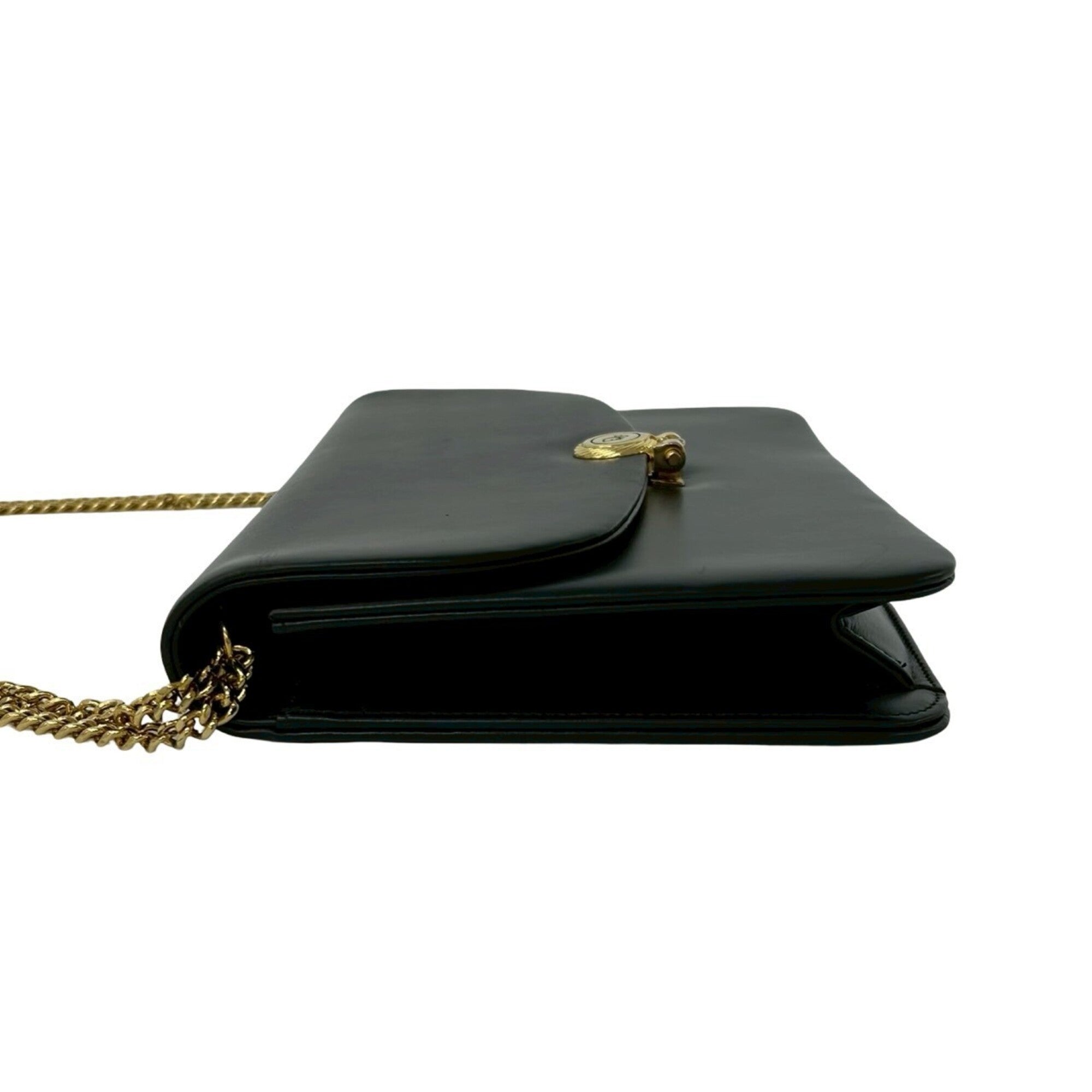 Christian Dior Black Leather Shoulder Bag (Pre-Owned)