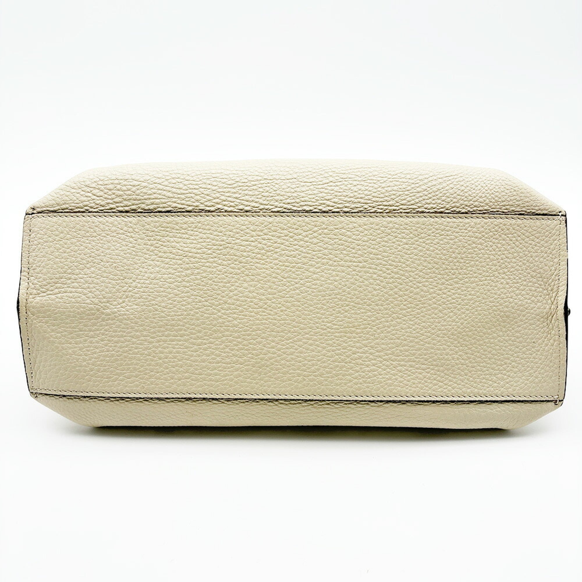 Gucci Bamboo Ivory Multi-Color Leather Shoulder Bag (Pre-Owned)