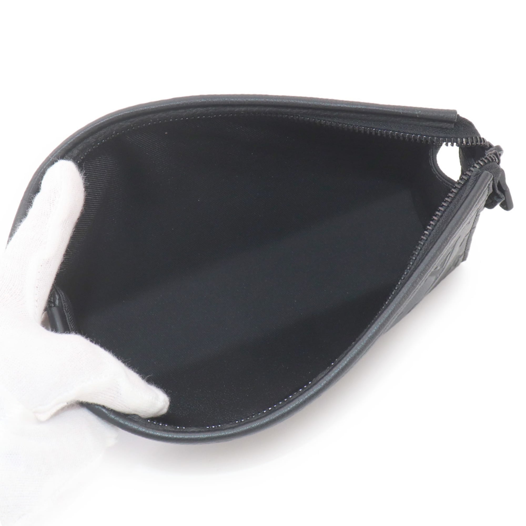Louis Vuitton Black Monogram Shadow Leather Shoulder Bag (Pre-Owned)