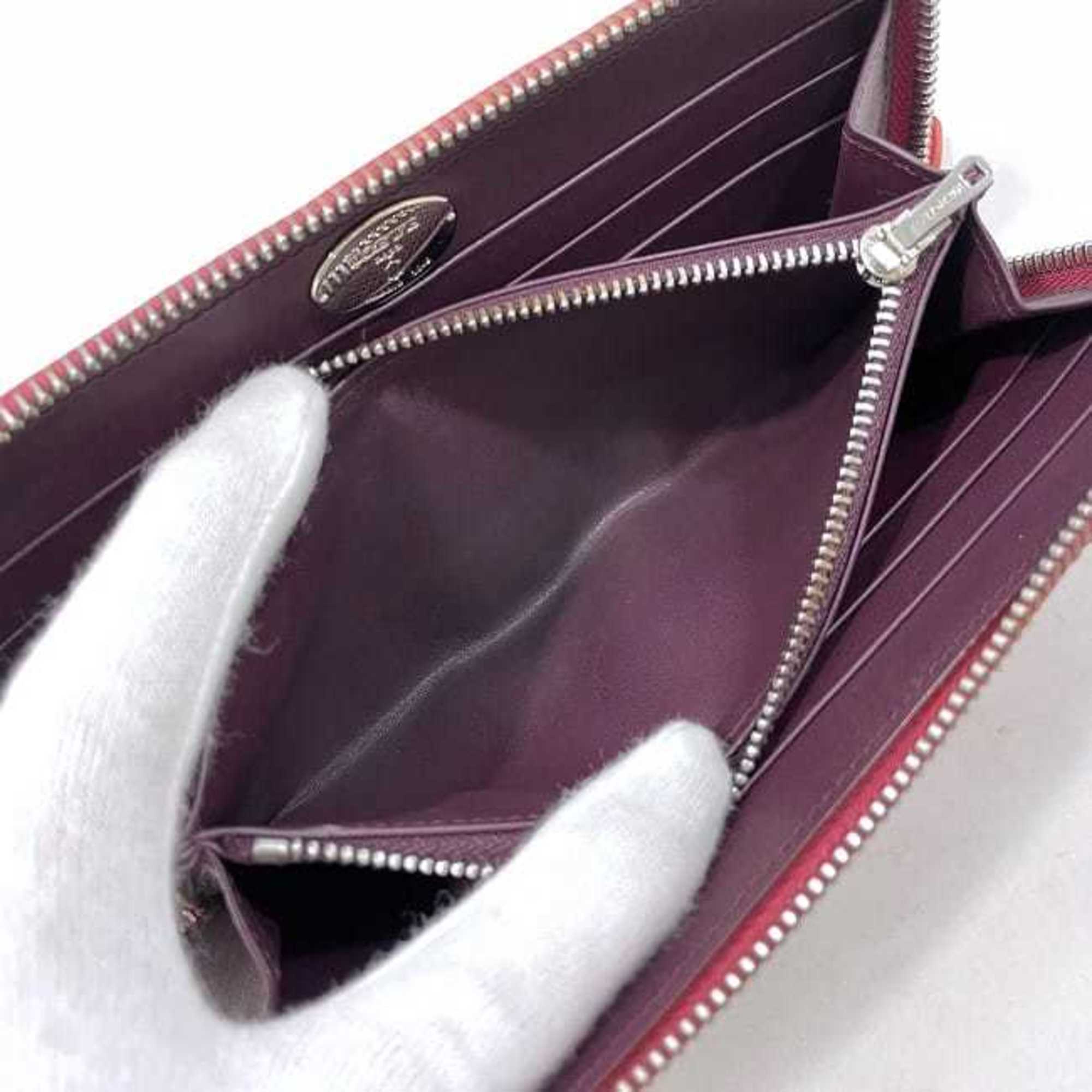 Loewe Pink Nappa Leather Long Wallet (Bi-Fold) (Pre-Owned)