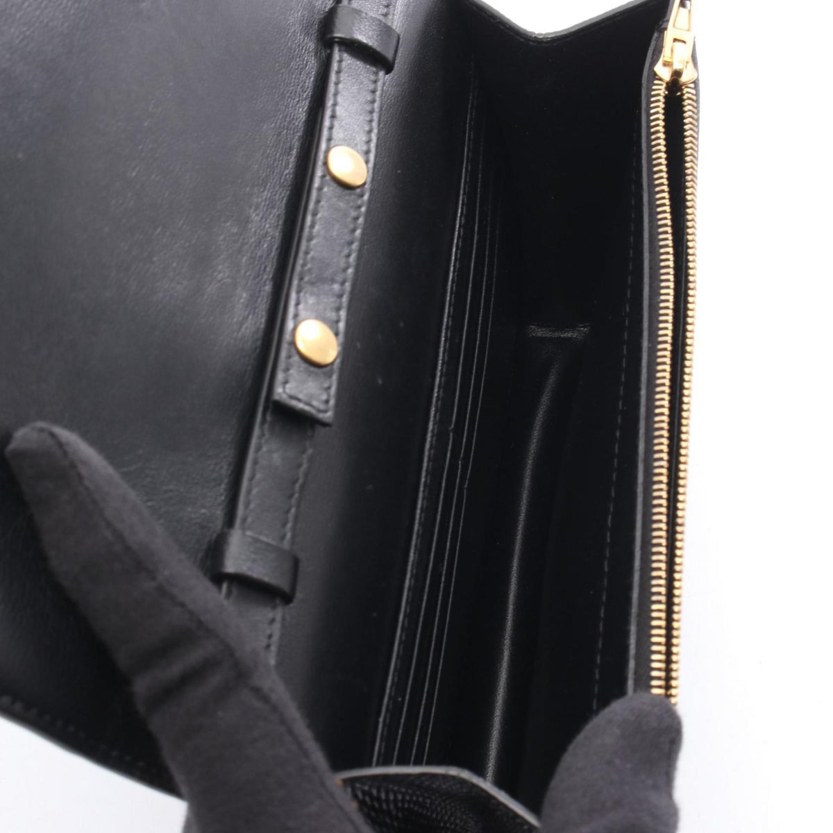 Balenciaga Black Leather Shoulder Bag (Pre-Owned)