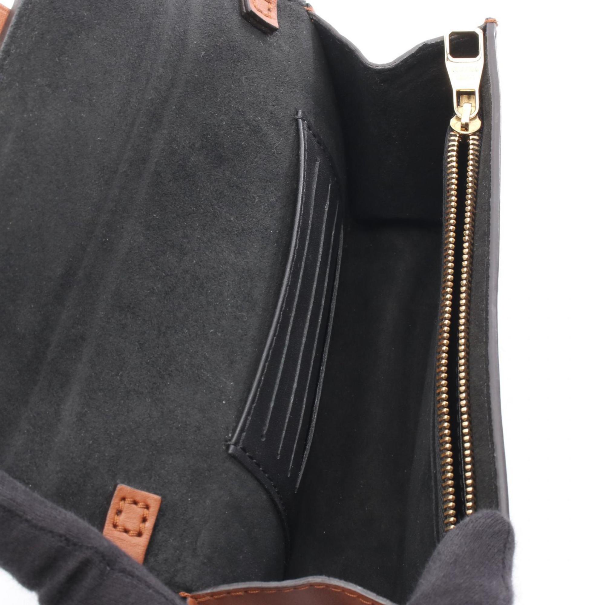 Louis Vuitton Beige Brown Coated Canvas Pvc Monogram Reverse Leather Shoulder Bag (Pre-Owned)