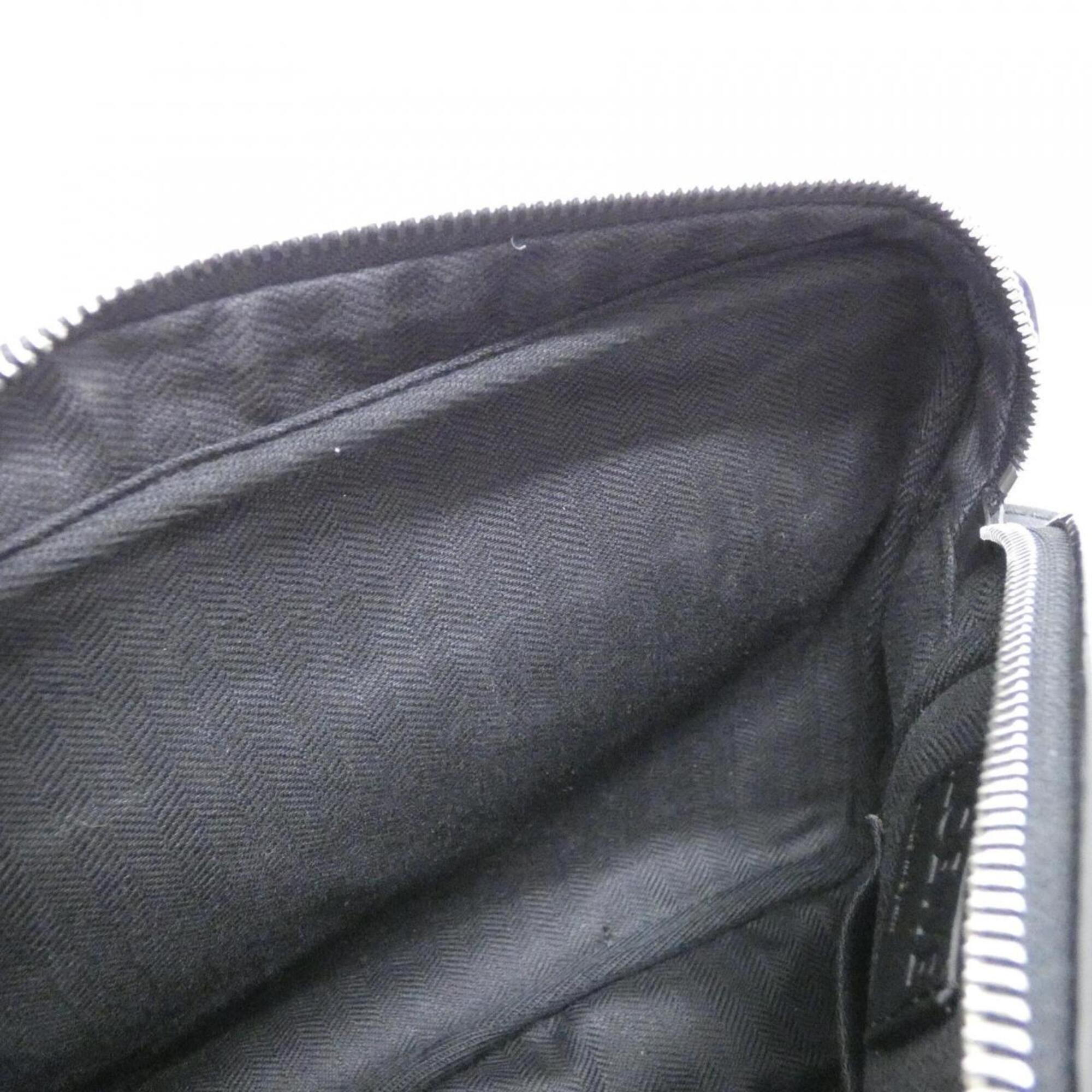 Loewe Black Leather Messenger Bag Shoulder Bag (Pre-Owned)