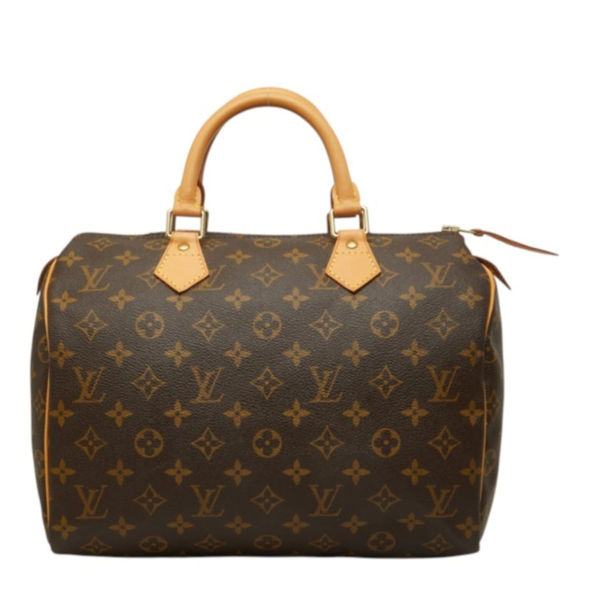Louis Vuitton Monogram Brown Pvc Leather Boston Bag Handbag (Pre-Owned)