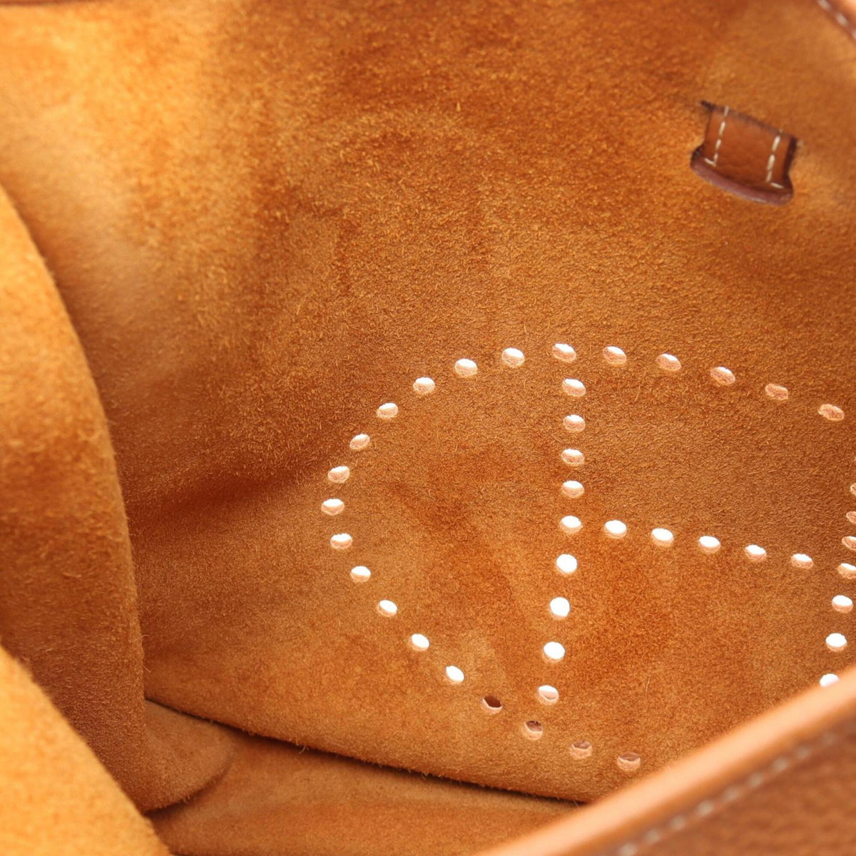 Hermes Brown Taurillon Clemence Leather Handbag Shoulder Bag (Pre-Owned)