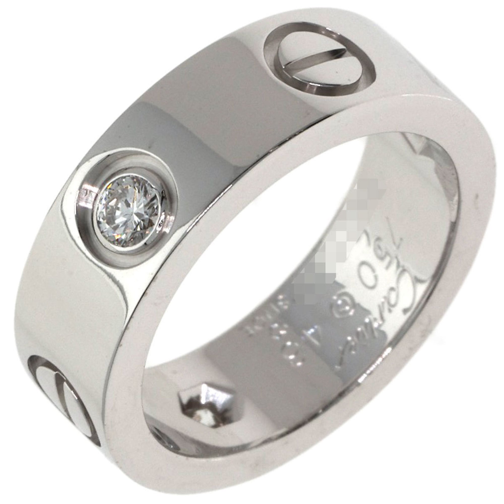Cartier Love White Gold (18K) Band Ring (Pre-Owned)