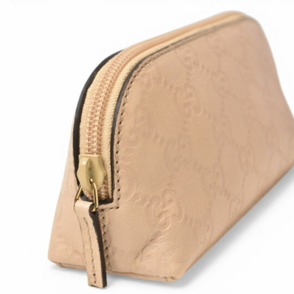 Gucci Beige Brown Pouch (Pre-Owned)