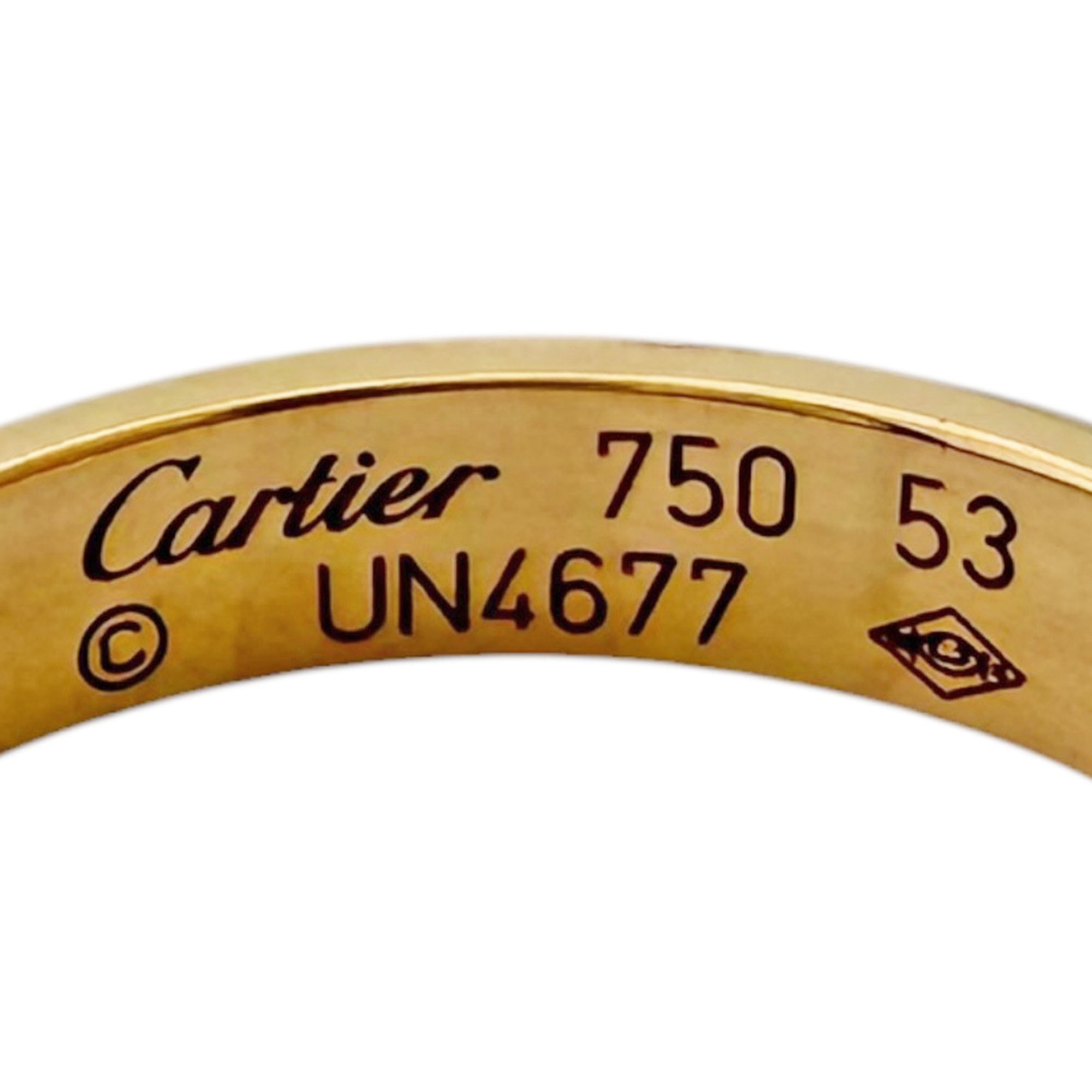 Cartier Love Pink Gold (18K) Band Ring (Pre-Owned)