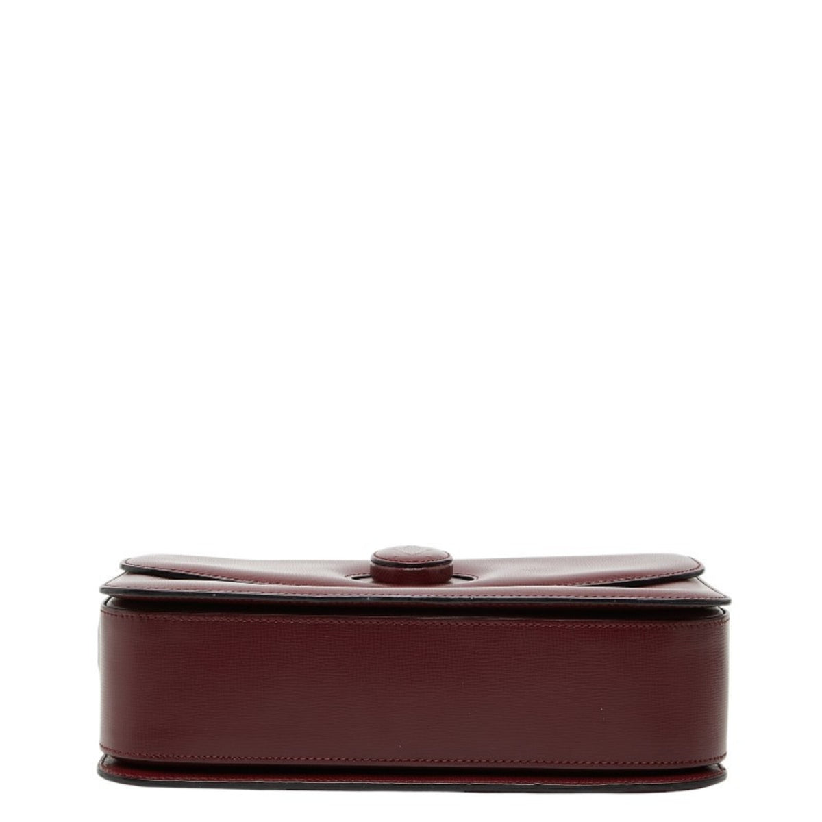 Cartier Bordeaux Wine Red Leather Shoulder Bag (Pre-Owned)