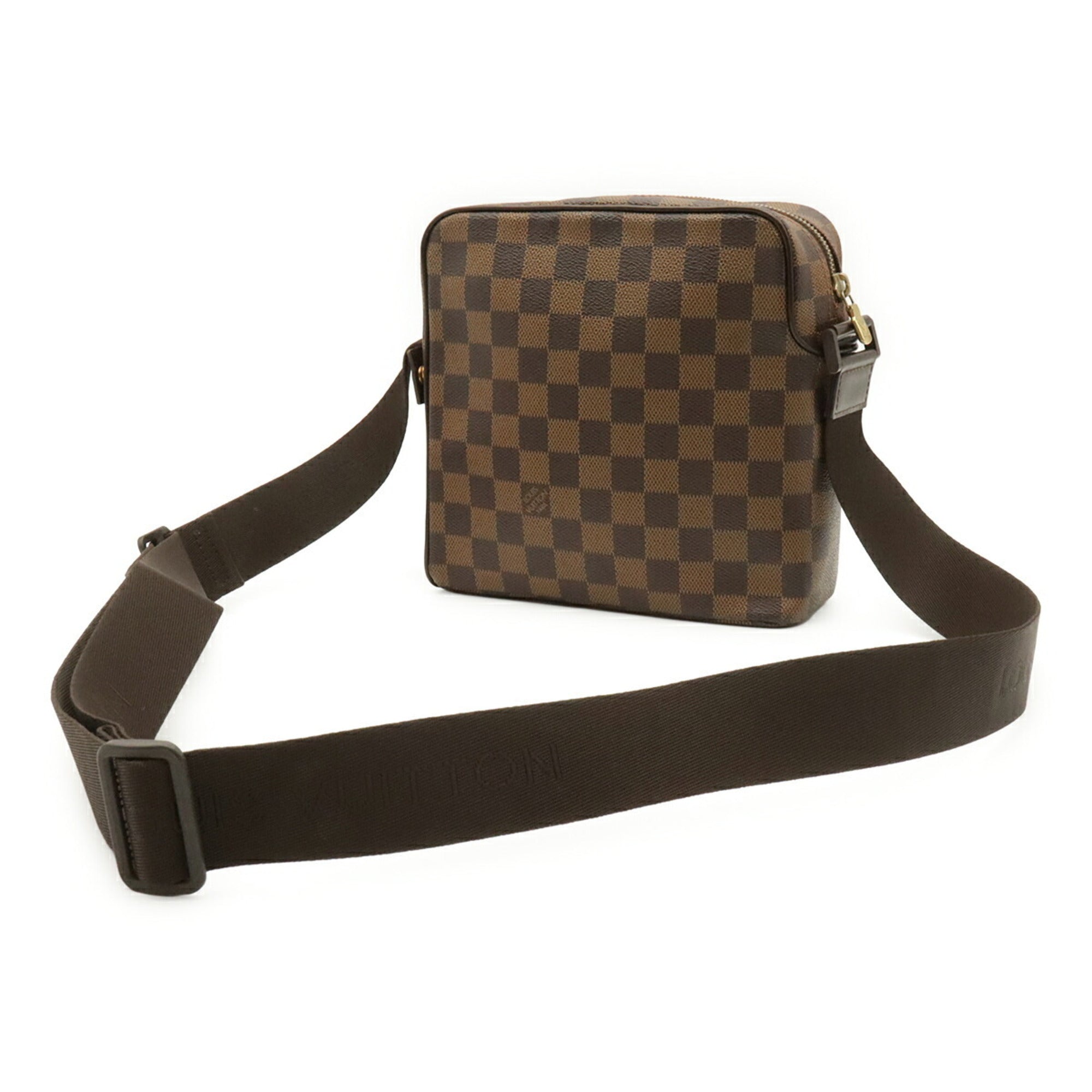Louis Vuitton Brown Damier Canvas Pvc Pochette Shoulder Bag (Pre-Owned)