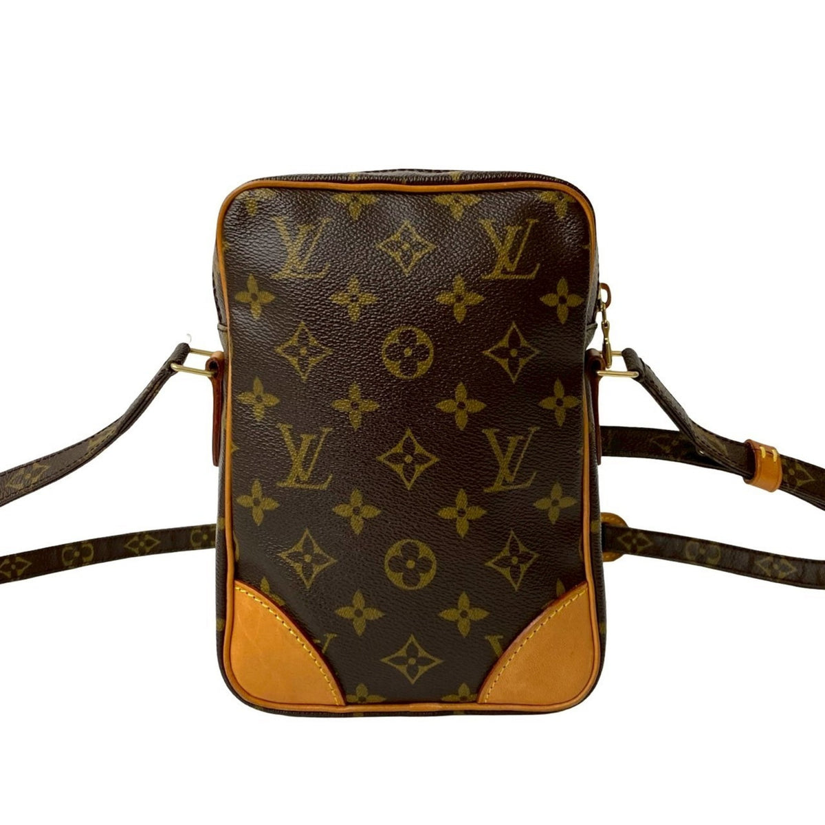 Louis Vuitton Brown Leather Pvc Pochette Shoulder Bag (Pre-Owned)