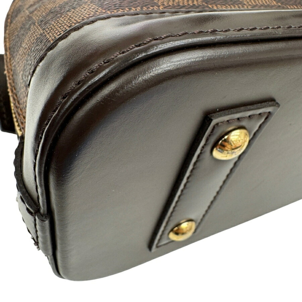 Louis Vuitton Brown Damier Canvas Ebene Damier Canvas Handbag Shoulder Bag (Pre-Owned)