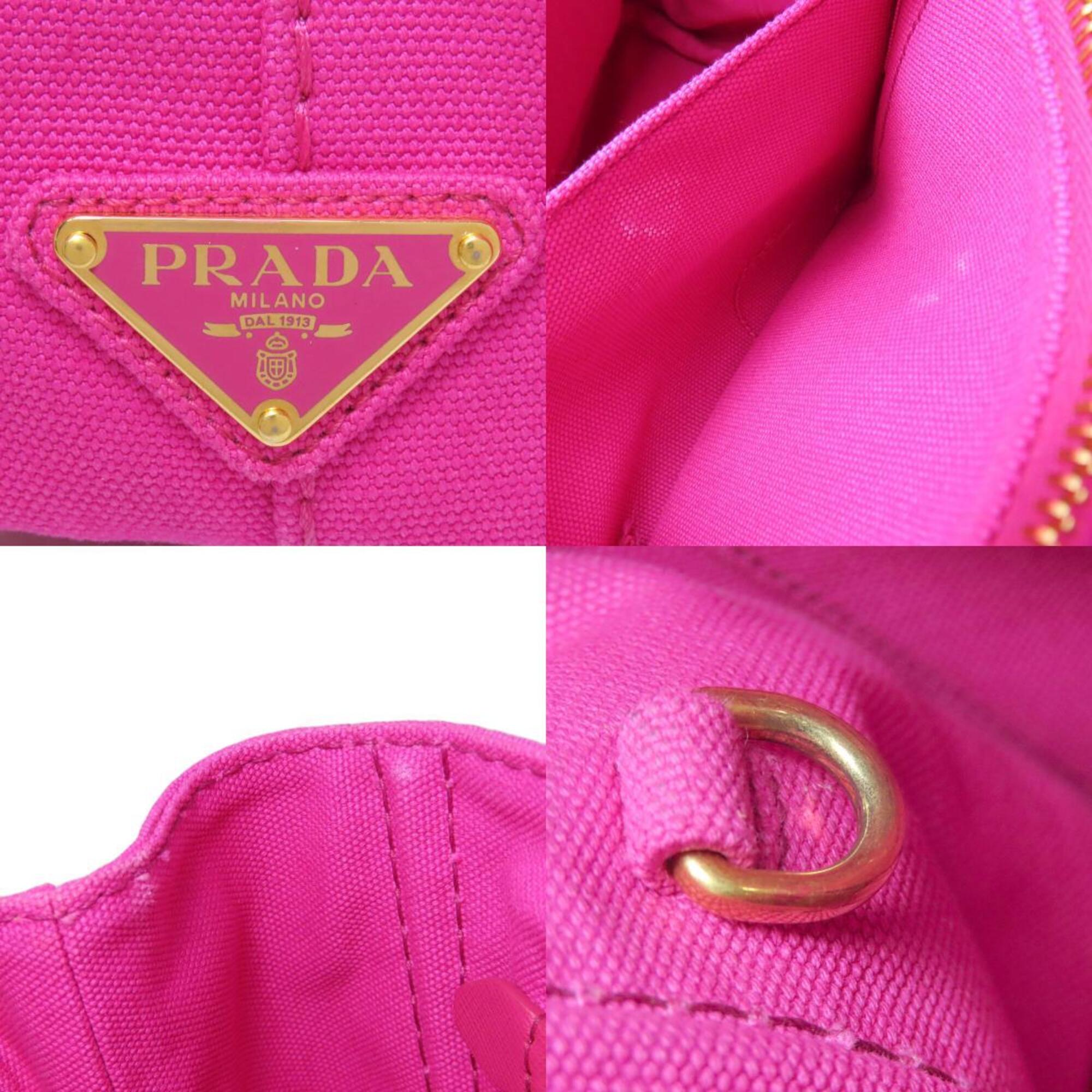 Prada Pink Canapa Handbag (Pre-Owned)