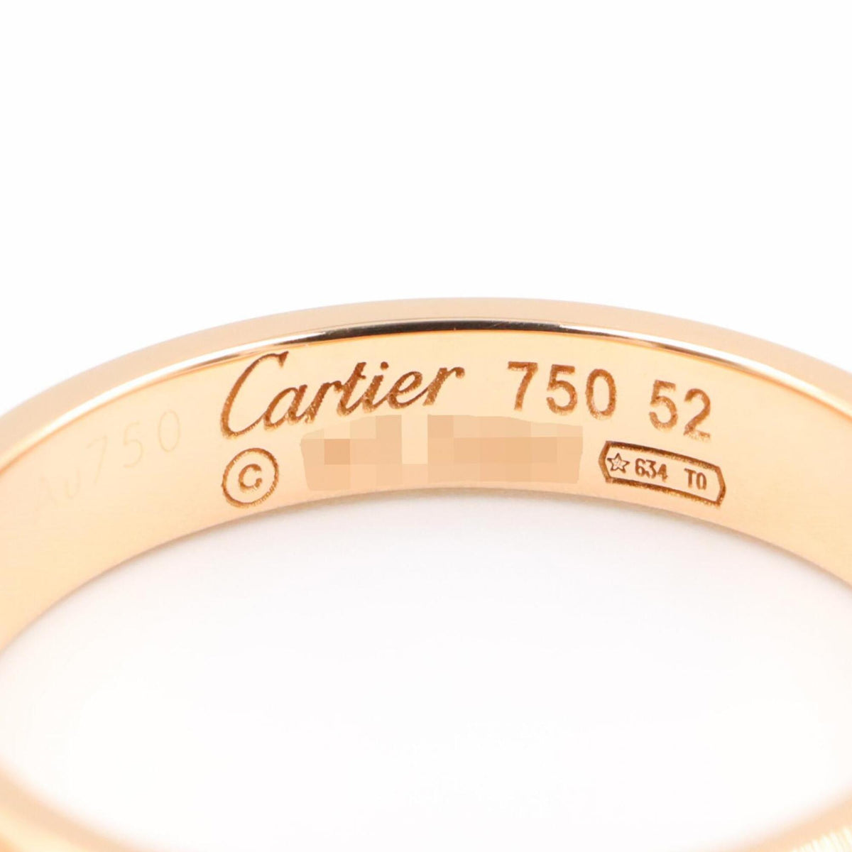 Cartier Gold Pink Gold (18K) Band Ring (Pre-Owned)