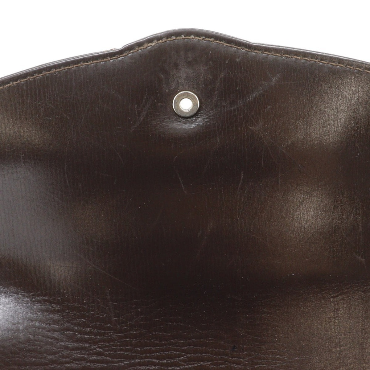 Gucci Brown Leather Shoulder Bag (Pre-Owned)