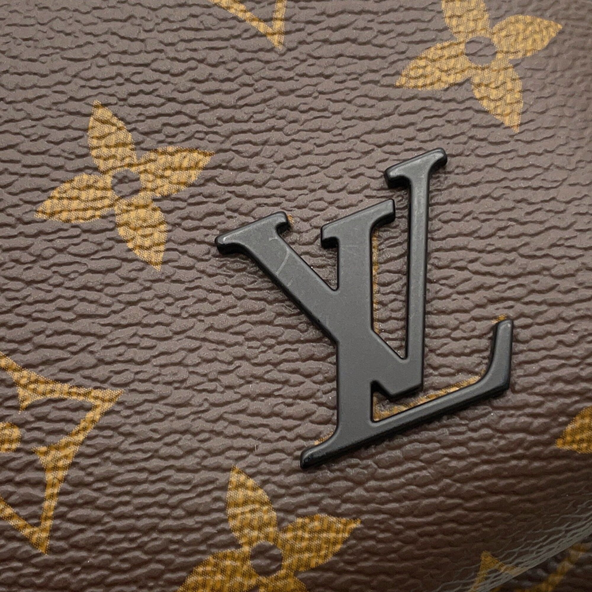 Louis Vuitton Monogram Macassar Black Monogram Macassar Noir Shoulder Bag Sling Bag (Pre-Owned)