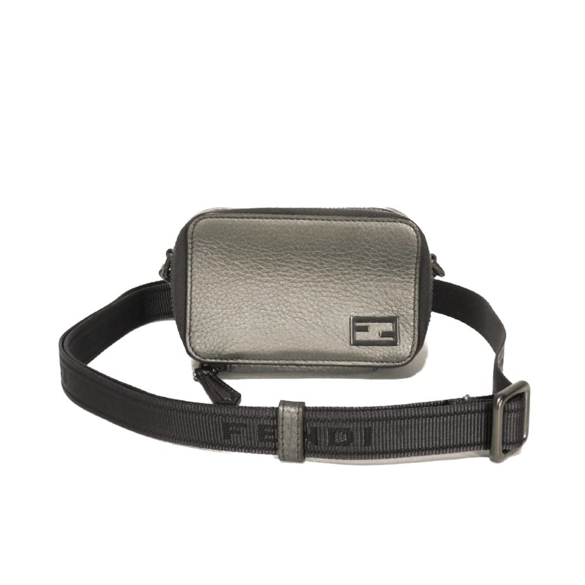 Fendi Gunmetal Shoulder Bag (Pre-Owned)