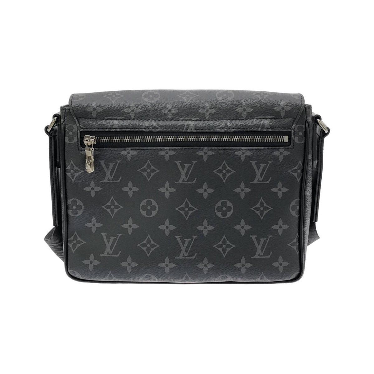 Louis Vuitton Black Coated Canvas Shoulder Bag (Pre-Owned)