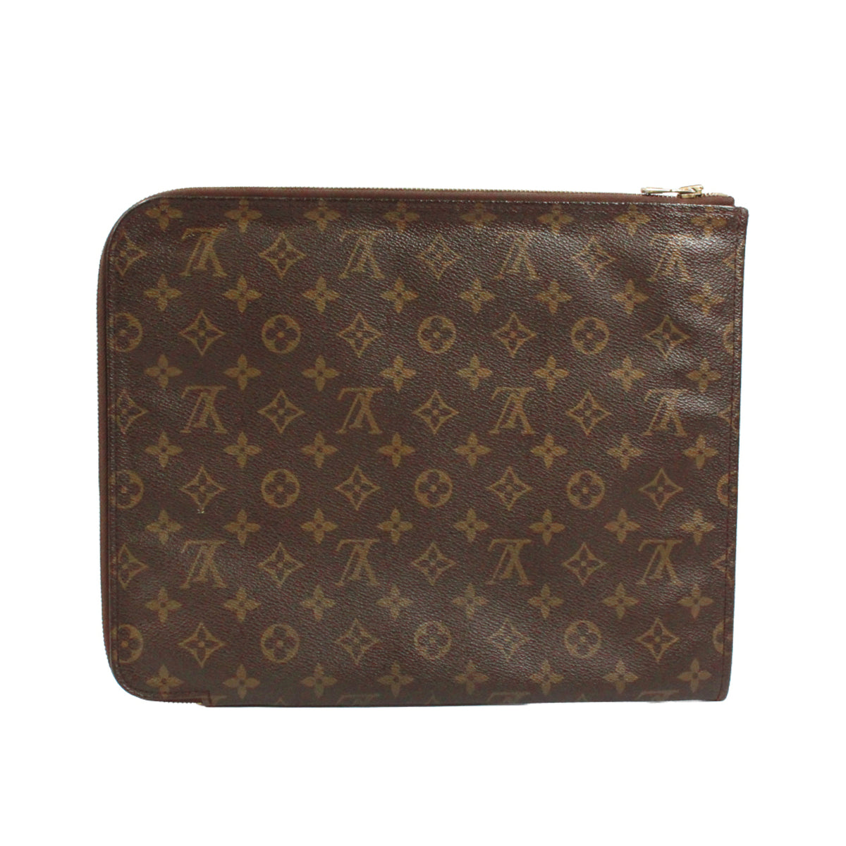 Louis Vuitton Brown Monogram Monogram Clutch Bag (Pre-Owned)
