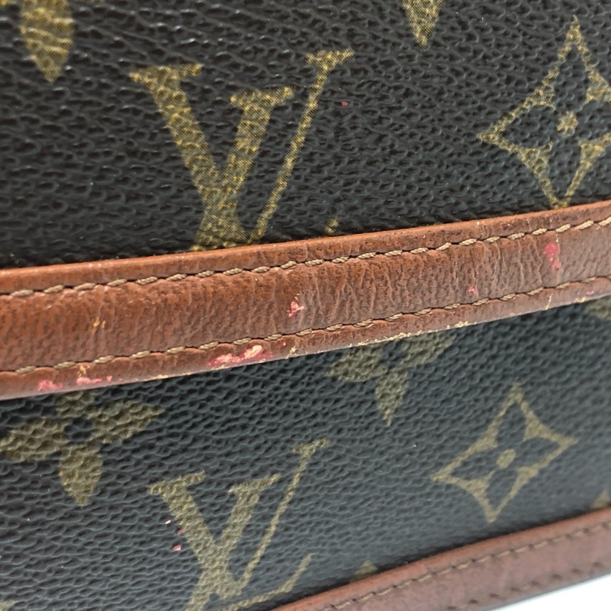 Louis Vuitton Brown Monogram Clutch Bag Pochette Pouch (Pre-Owned)