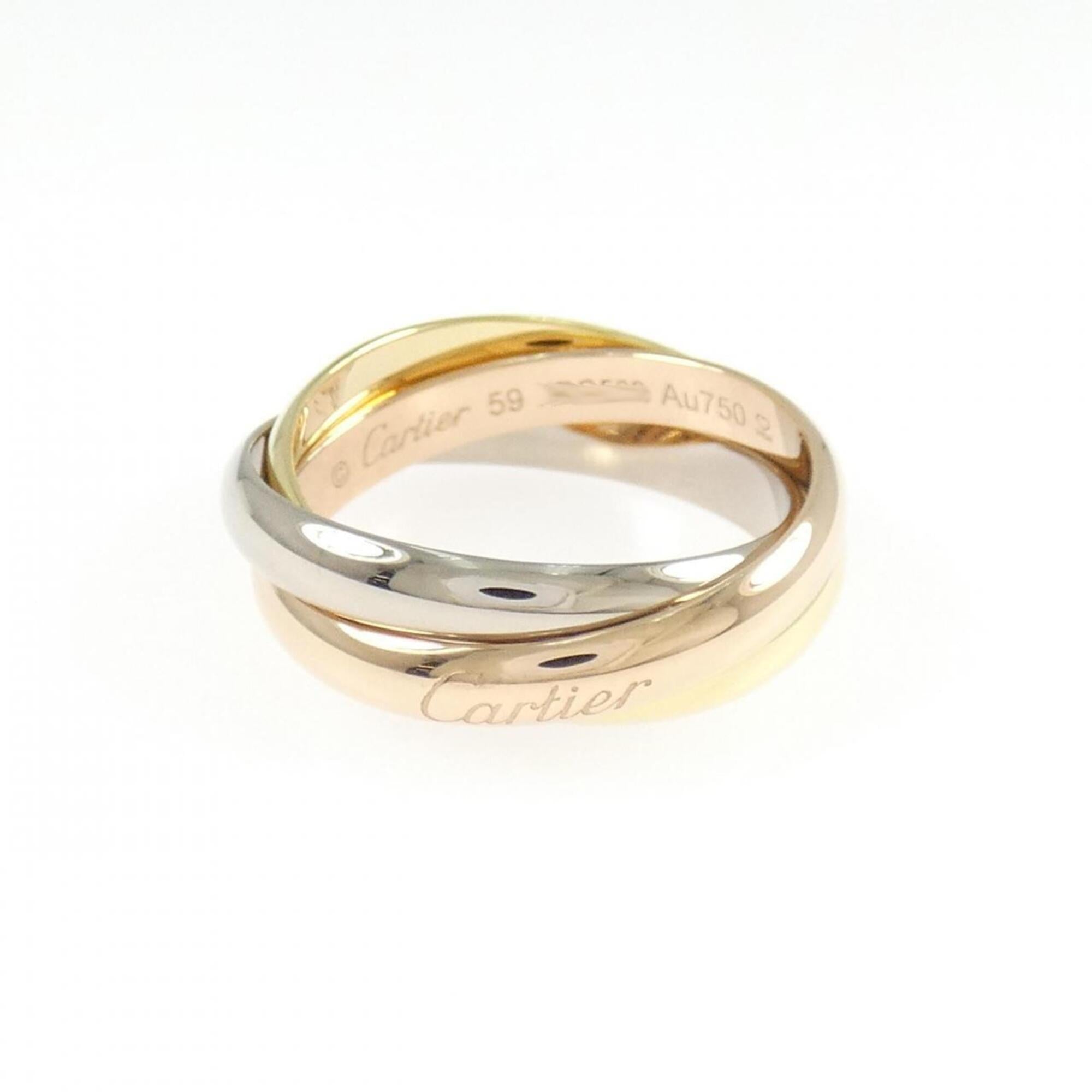 Cartier Yellow Gold (18K) Pink Gold (18K) White Gold (18K) Band Ring (Pre-Owned)