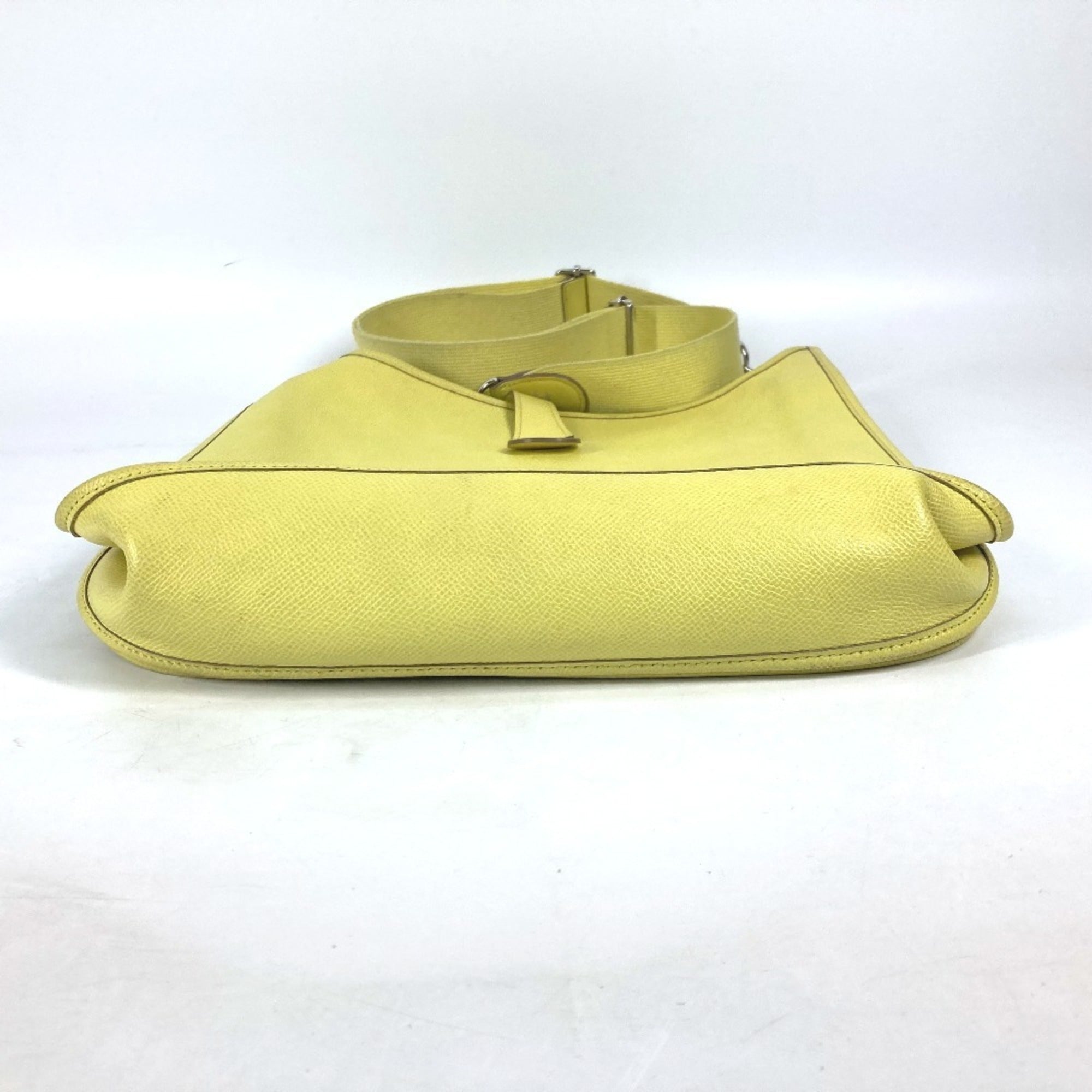 Hermes Lime Lime Yellow Yellow Epsom Leather Shoulder Bag (Pre-Owned)